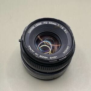 Canon FD 50mm 1:1.8 Film Camera Lens, Made In‎ Japan